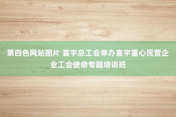 第四色网站图片 寰宇总工会举办寰宇重心民营企业工会使命专题培训班