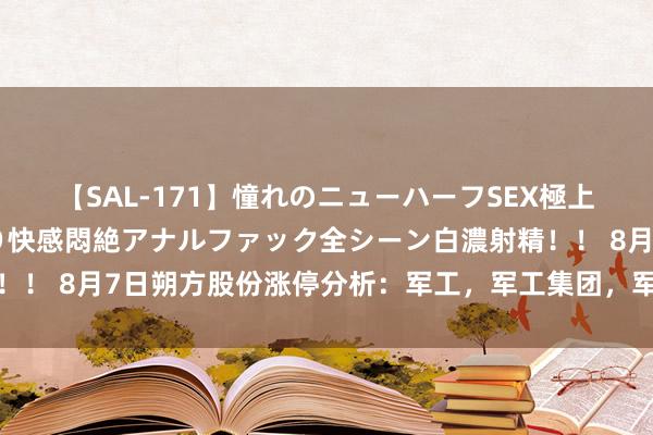 【SAL-171】憧れのニューハーフSEX極上射精タイム イキまくり快感悶絶アナルファック全シーン白濃射精！！ 8月7日朔方股份涨停分析：军工，军工集团，军工混改见地热股